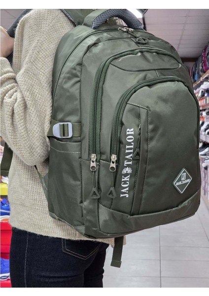 Jack Taılor 2110-60020 Unisex Anatomik Sırt Destekli Günlük ve Okul Sırt Çantası - NKT02110-HAKI-TEKEBAT modelleri