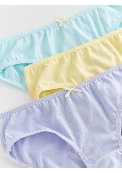 Lcw Kids Basic Pamuklu Kız Çocuk Külot 3'lü