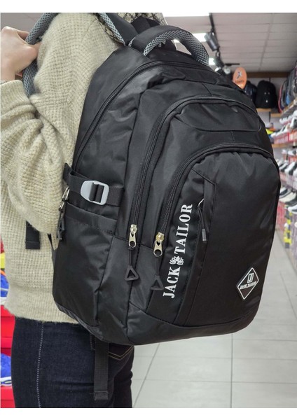 Jack Taılor 2110-60020 Unisex Anatomik Sırt Destekli Günlük ve Okul Sırt Çantası - NKT02110-SIYAH-TEKEBAT modelleri
