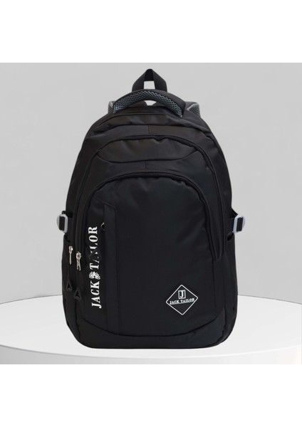 Jack Taılor 2110-60020 Unisex Anatomik Sırt Destekli Günlük ve Okul Sırt Çantası - NKT02110-SIYAH-TEKEBAT fırsatları