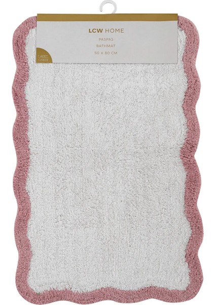 Lcw Home Pembe Pelüş Banyo Paspası 50 x 80 cm fırsatları