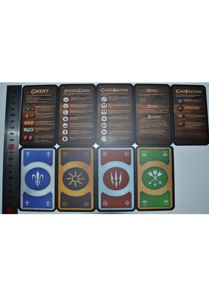 Gwent Witcher 3 Oyun Kartları 4 Deste 296 Kart %100 TÜRKÇE Kartlar