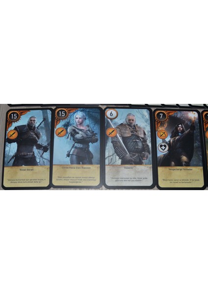 Gwent Witcher 3 Oyun Kartları 4 Deste 296 Kart %100 TÜRKÇE Kartlar