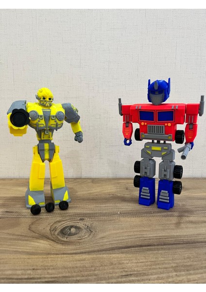 Bumblebee ve Optimus Prime Transformers Oyuncak 20CM, Videolu Ürün