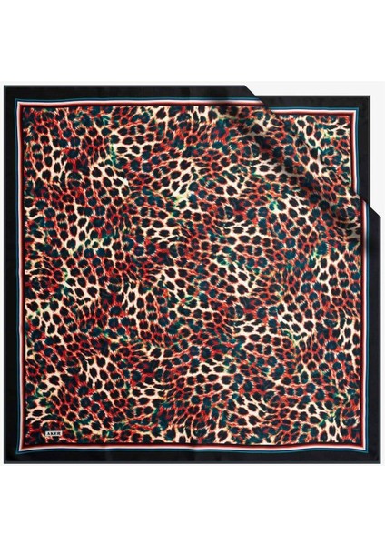 Sura Ipek Eşarp Nostalji Leopar Desen 7984-313