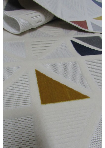 8425A Renkli Bohem Modern Iskandinav Dokuma Halı Kesme Yolluk-Koridor-Antre-Yatak Odası-Mutfak-Hol modelleri