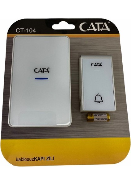 Uzaktan Kumandali Zil CT-104 Lüx Model Led Isikli