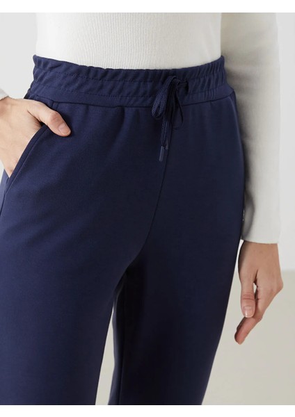 Lcw Modest Lacivert Beli Lastikli Kadın Eşofman Altı