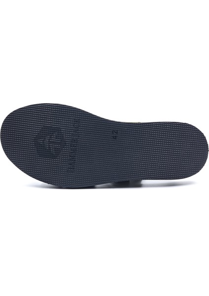 Olite H2515 Hafif Tasarım Konfor Deri Haki Yeşil Erkek Cırtlı Sandalet indirimleri