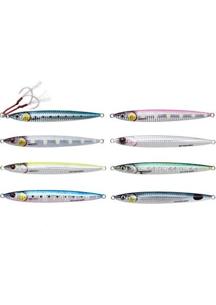 3D Slim Jig Minnow 10CM 40GR Jig Yem