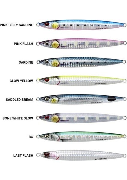 3D Slim Jig Minnow 10CM 40GR Jig Yem modelleri