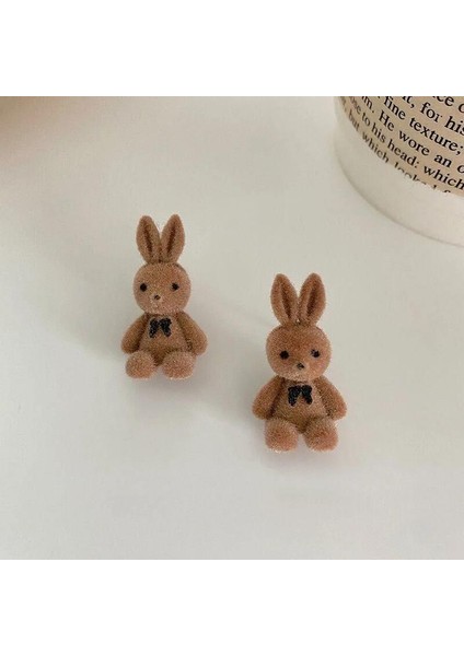Rabbit Küpe Koyu Renk
