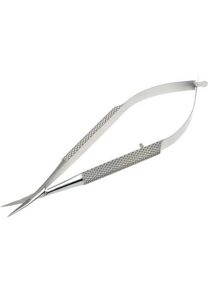 Profesyonel Mikro Makas Eğimli Micro Scissors Curved
