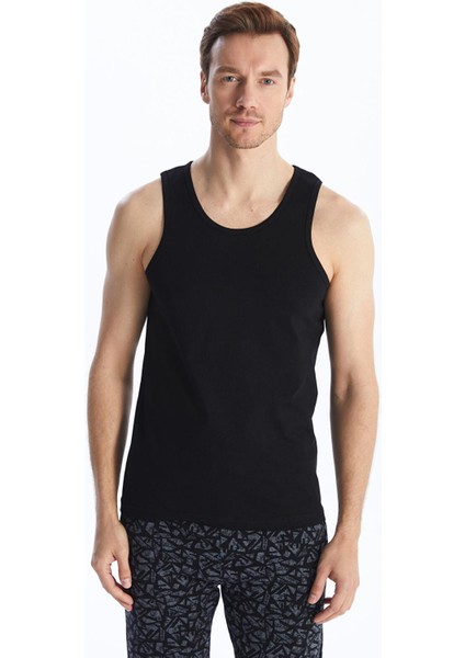 Optik Beyaz U Yaka Penye Erkek Atlet 2'li modelleri