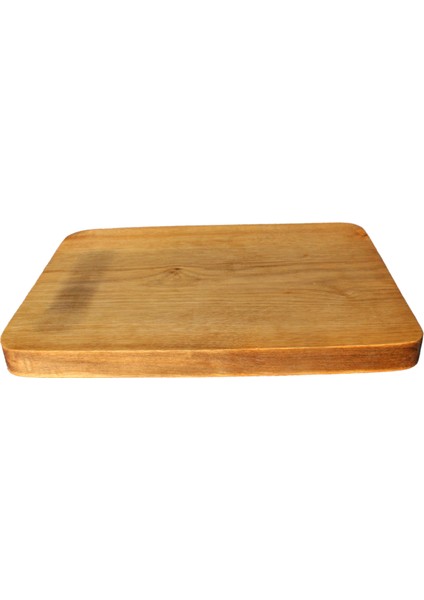 El Yapımı Tek Parça Japon Hurması Doğal Yağlı Kesme Tahtası (33X24CM)