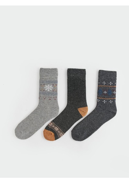 Lcw Accessorıes Desenli Erkek Soket Çorap 3'lü