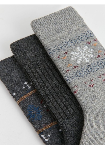 Lcw Accessorıes Desenli Erkek Soket Çorap 3'lü modelleri