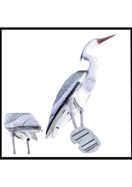 Uyguna-Yakala 3 Boyutlu Gerçekçi Tasarım Balıkçıl Mühresi -HRE.075 fiyatları