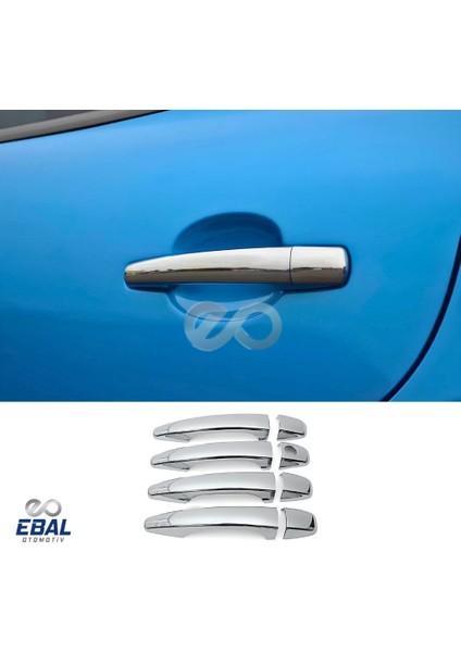 Peugeot 207 Krom Kapı Kolu 4 Kapı 2006 Üzeri P. Çelik