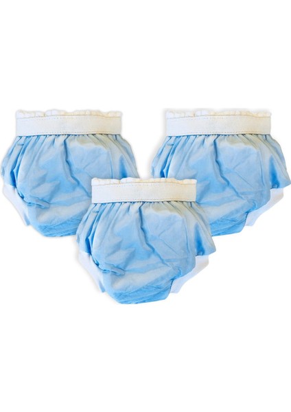 3'lü Lüks Alıştırma Külodu 10-15 kg - Mavi