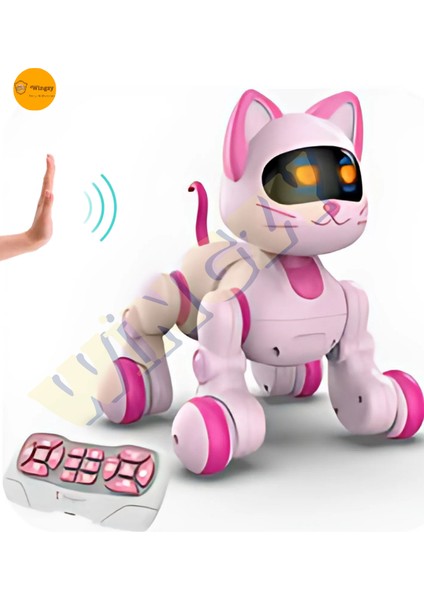 Wingzy Uzaktan Kumandalı Şarjlı Akıllı Kedi - Interaktif, Eğitici ve Eğlendirici Robot Oyuncak