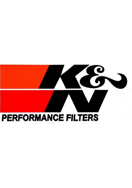 K&n Performance Fılters Sticker Logo 11X5 cm