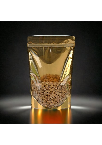 Şeffaf Gold Metalize Kilitli Doypack 130X225X7 mm 1000 Adet
