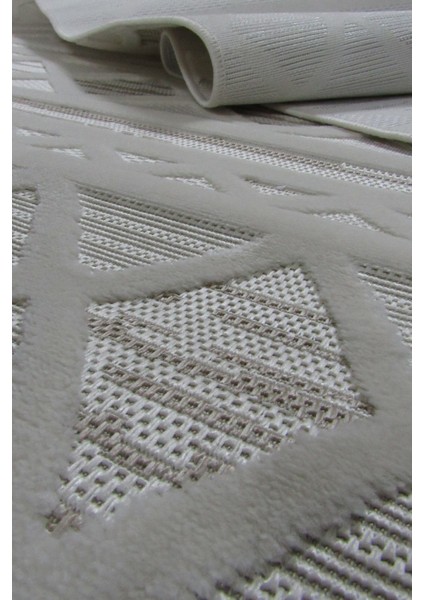 8367A Krem-Vizon Bohem Modern Iskandinav Dokuma Halı Kesme Yolluk-Koridor-Antre-Yatak Odası-Mutfak-Hol fırsatları