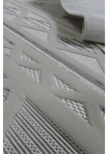 8367A Krem-Gri Bohem Modern Iskandinav Dokuma Halı Kesme Yolluk-Koridor-Antre-Yatak Odası-Mutfak-Hol fırsatları