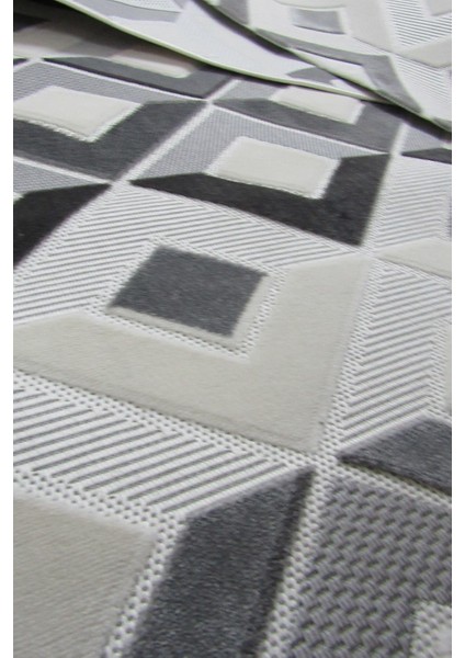 8369A Krem-Gri Bohem Modern Iskandinav Dokuma Halı Kesme Yolluk-Koridor-Antre-Yatak Odası-Mutfak-Hol fırsatları