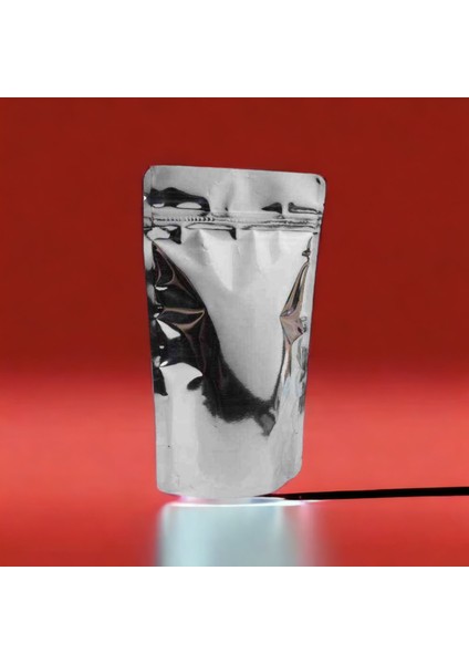 Şeffaf Metalize Kilitli Doypack 130X225X7 mm 100 Lü Paket