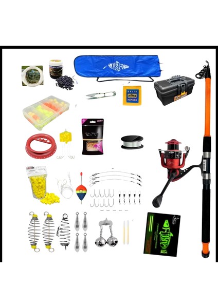 Uyguna-Yakala 3.30MT / 100-300GR 22 Parça Elite Sazan Olta Seti L- LER.058