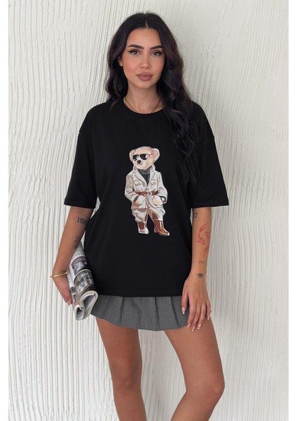 Teddy Bear Tshirt Oversize Kalıp 555 fiyatları