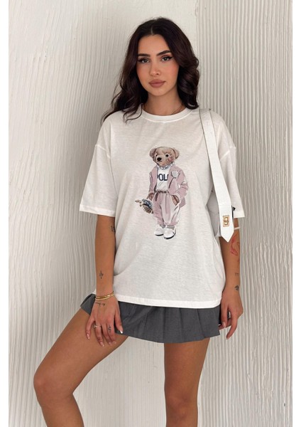 Teddy Bear Tshirt Oversize Kalıp 555