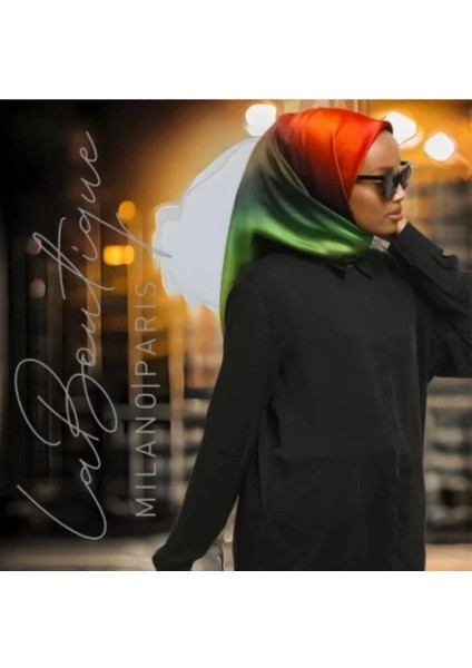 Laboutigue Classıcal Sura Ipek Eşarp 1726- 01