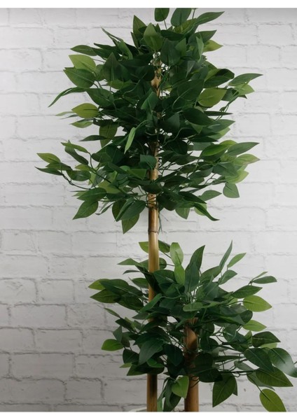 Rüzgar Yapay Çiçekçilik 110 cm 2 Gövdeli Bambu Ağacı ( Saksı Modeli Degisebilir) indirimleri