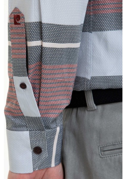 Erkek Bordo Slim Fit Gömlek 50219467-VR014 fırsatları