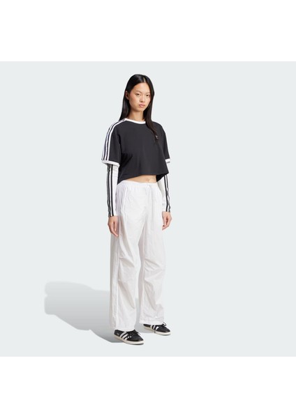 Adicolor 3-Stripes Loose Crop Kadın Tişört modelleri