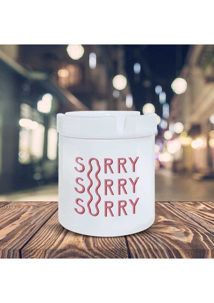 Sorry Küllük Üzgünüm Baskılı Kül Tablası KL-187
