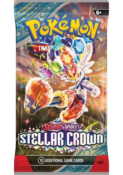 Pokemon Stellar Crown Bst Booster English Tcg Online Oyun Kodlu Pokemon Kart - 3 Adet