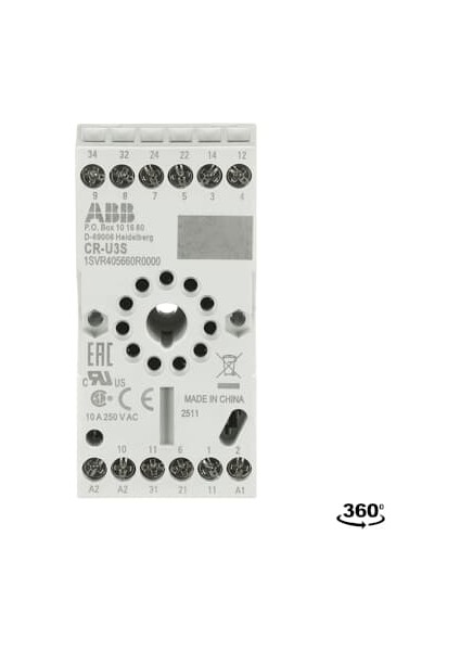 CR-U3S Socket For 3c/o Cr-U Relay