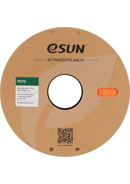 Urhanshop Esun Petg Filament Turuncu 1,75MM 1kg