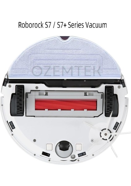 Siyah Roborock S7 S7 Max S7 Ultra T7 T7S Ana Fırça,hepa Filtre,yan Fırça Set-7 Parça Roborock S7 S7 Max S7 Ultra T7 T7S ile Uyumlu modelleri