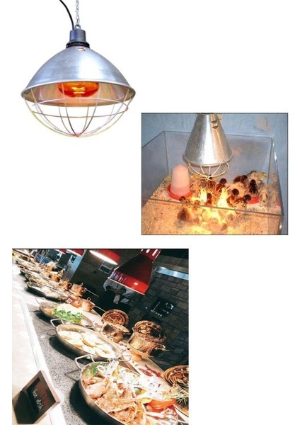 Ledvance 250W Infrared Kırmızı Ampul E27 Isıtıcılı Lamba Kırmızı Işık