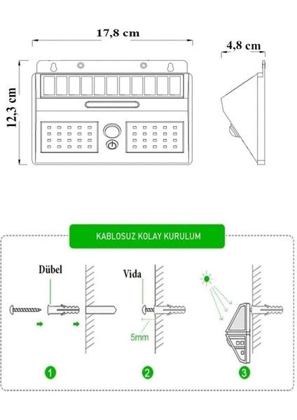Philips BWS010 10W Solar Güneş Enerjili Duvar Aplik Beyaz Işık - Dış Mekan Sensörlü Aydınlatması fiyatları