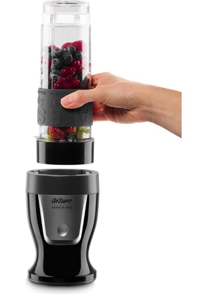 AR1032 Shake'n Take Kişisel 300 W Smoothie Blender, Siyah modelleri