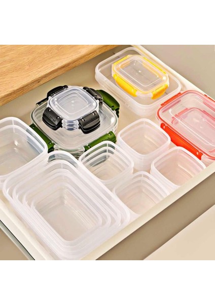 4'lü Contalı Yuvarlak Saklama SET(400,800,1350,2250 Ml) indirimleri