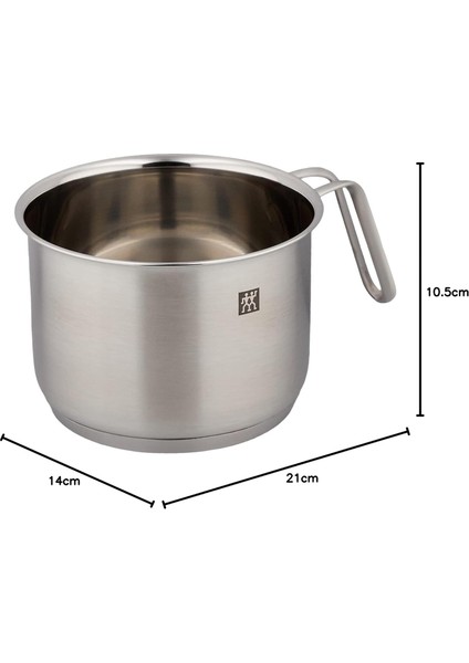 Zwilling 666501400 Sütlük 14CM, Gri
