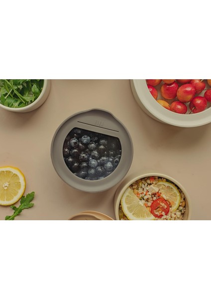 Fika One Seramik Saklama Kabı 700ML Gri