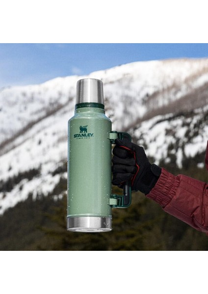 Klasik Vakumlu Çelik Termos 2.3 Lt Yeşil fiyatları